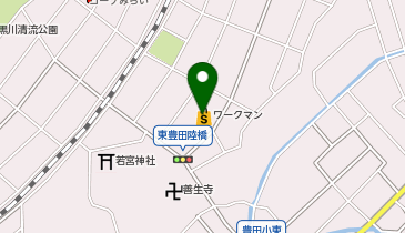 ワークマンプラス日野東豊田店の地図画像