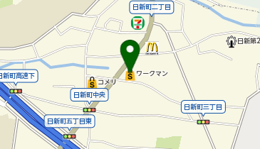 ワークマンプラス府中日新店の地図画像