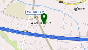 ワークマンプラス日野本町店の地図画像