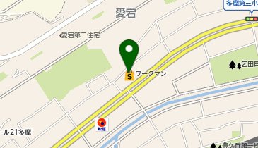 ワークマンプラス多摩ニュータウン通り店の地図画像