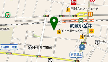 アカチャンホンポ武蔵小金井イトーヨーカドー店の地図画像