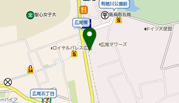familiar広尾店の地図画像