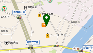 H&Mアリオ亀有店の地図画像