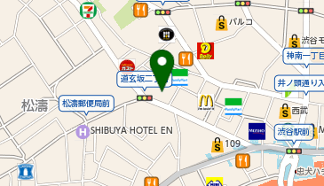 H&M SHIBUYAの地図画像