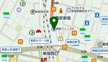 ジーユー西武新宿ペペ店の地図画像