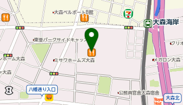 ジーユーイトーヨーカドー大森店の地図画像