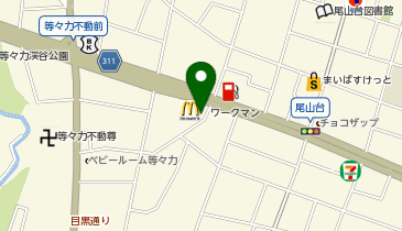 ワークマンプラス等々力店の地図画像