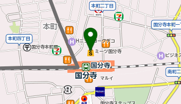 ジーユーミーツ国分寺店の地図画像