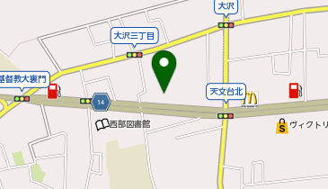 ワークマンプラス三鷹大沢店の地図画像