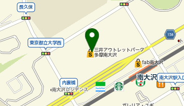 GAP Outlet三井アウトレットパーク多摩南大沢Men&lsquo;s&Women&rsquo;sの地図画像