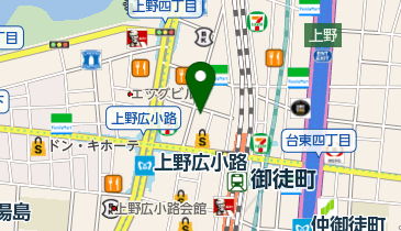 P.S.FA上野店の地図画像
