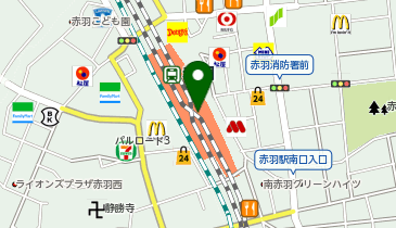 メガスポーツビーンズ赤羽店の地図画像