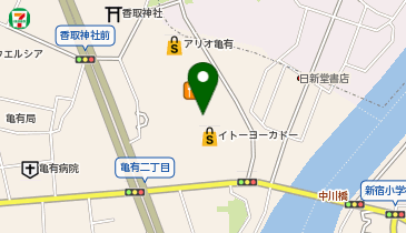 ムラサキスポーツアリオ亀有店の地図画像