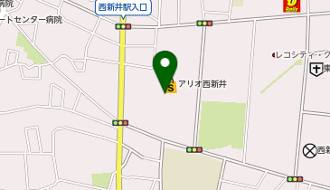 ムラサキスポーツアリオ西新井店の地図画像
