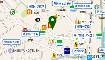 ムラサキスポーツ渋谷スペイン坂店の地図画像