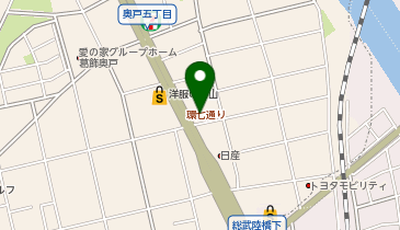 上州屋奥戸店の地図画像