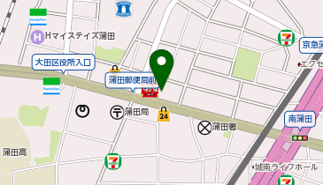 上州屋蒲田店の地図画像