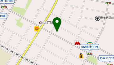 上州屋青梅河辺店の地図画像