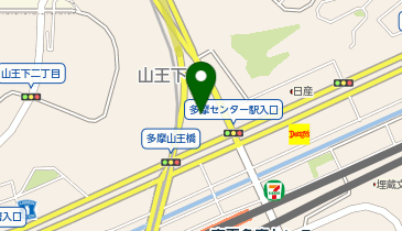 二木ゴルフ多摩センター店の地図画像
