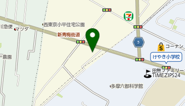 二木ゴルフ田無店の地図画像