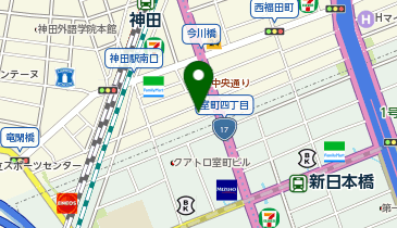 本間ゴルフ神田店の地図画像