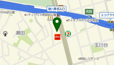 本間ゴルフ用賀店の地図画像