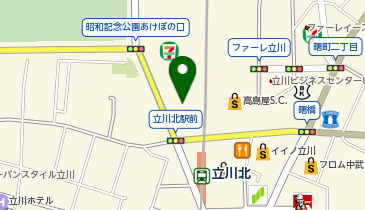 石井スポーツ立川店の地図画像