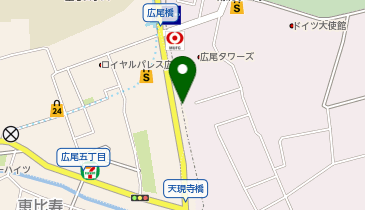 ゴルフ5プレステージ広尾店の地図画像