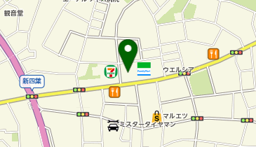 つるやゴルフ板橋四葉店の地図画像