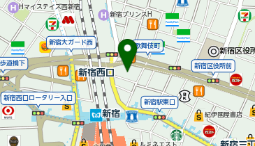 アルペンTOKYOの地図画像