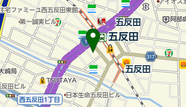 ヴィクトリアゴルフ五反田店の地図画像