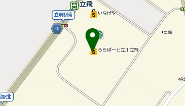 ヴィクトリアゴルフららぽーと立川立飛店の地図画像