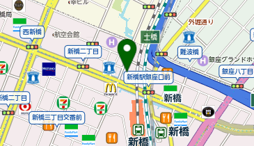 ヴィクトリアゴルフ新橋日比谷口店の地図画像