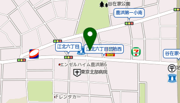 ゲオ鹿浜店の地図画像
