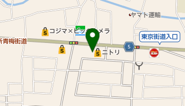 ニトリ東大和店の地図画像