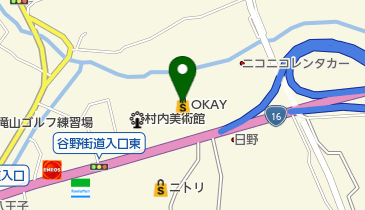 OKAY八王子店の地図画像