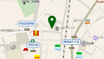 NOCE渋谷店の地図画像