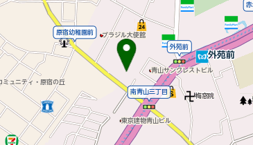 アクタス青山店の地図画像