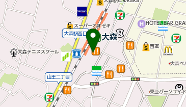 unico大森の地図画像