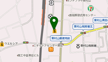 ニトリデコホームイトーヨーカドー東村山店の地図画像
