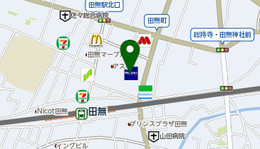 ニトリデコホームLIVIN田無店の地図画像