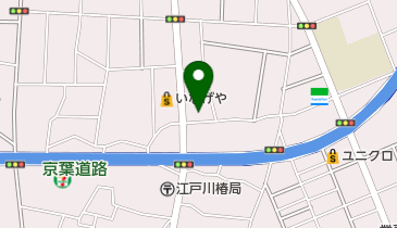 椿書房の地図画像