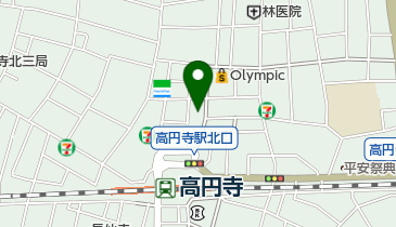 (株)鳳書院ブックスオオトリ高円寺店の地図画像