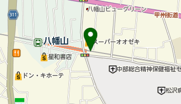 啓文堂書店八幡山店の地図画像