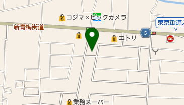 ブックスタマ東大和店の地図画像