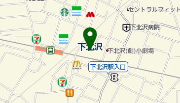 ヴィレッジヴァンガード下北沢店の地図画像