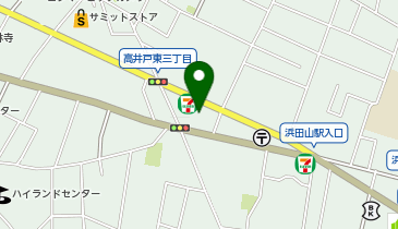 TSUTAYA浜田山店の地図画像