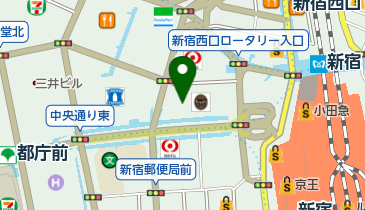 ブックファースト新宿店の地図画像
