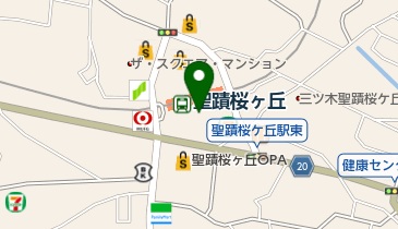 くまざわ書店桜ヶ丘店の地図画像