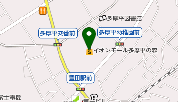 未来屋書店多摩平の森店の地図画像